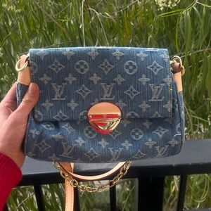 Denim purse crossbody